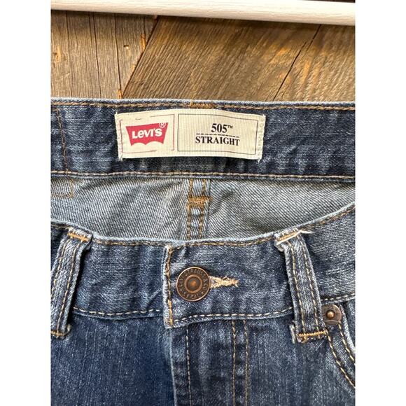 Levi’s 505 Boys Jeans – Size 14 Regular (27x27), Straight Cut - Picture 3 of 6